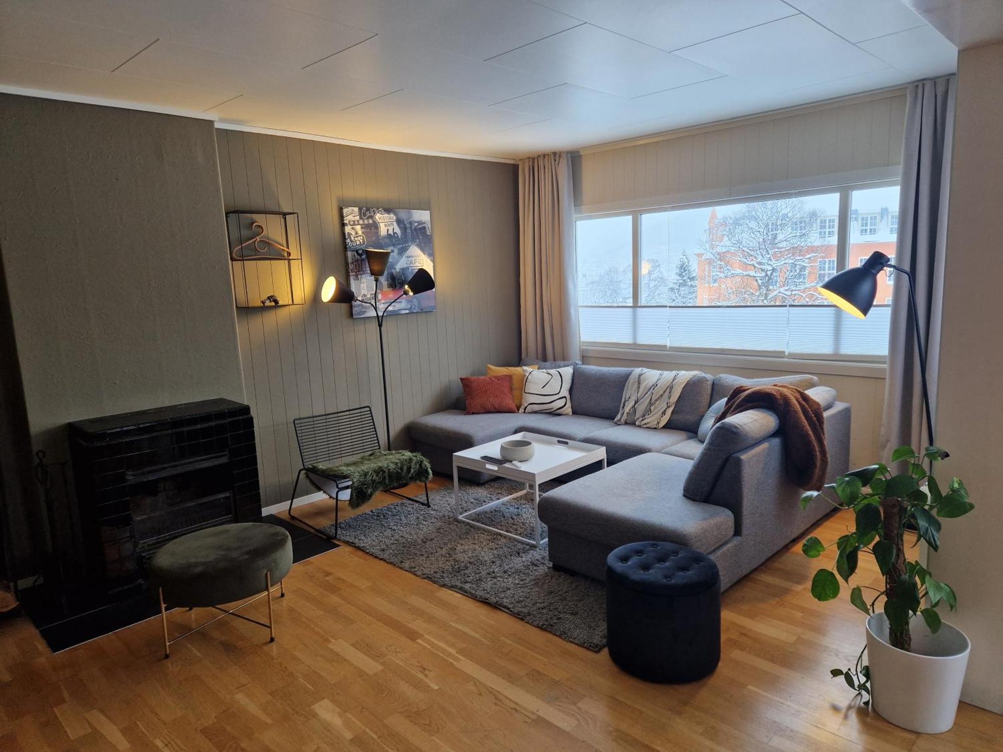Semi-Detached House Downtown Apartman Tromsø Kültér fotó
